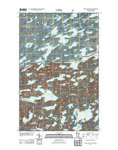 Ensign Lake East Minnesota Historical topographic map, 1:24000 scale, 7.5 X 7.5 Minute, Year 2011