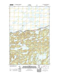Ensign Lake East Minnesota Historical topographic map, 1:24000 scale, 7.5 X 7.5 Minute, Year 2013