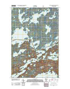 Ensign Lake West Minnesota Historical topographic map, 1:24000 scale, 7.5 X 7.5 Minute, Year 2011
