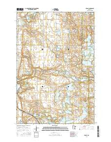 Erdahl Minnesota Current topographic map, 1:24000 scale, 7.5 X 7.5 Minute, Year 2016