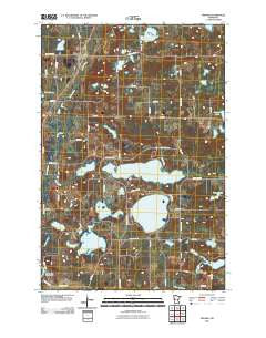 Erhard Minnesota Historical topographic map, 1:24000 scale, 7.5 X 7.5 Minute, Year 2010