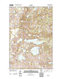 Erhard Minnesota Historical topographic map, 1:24000 scale, 7.5 X 7.5 Minute, Year 2013