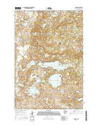 Erhard Minnesota Current topographic map, 1:24000 scale, 7.5 X 7.5 Minute, Year 2016