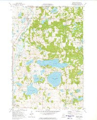 Erhard Minnesota Historical topographic map, 1:24000 scale, 7.5 X 7.5 Minute, Year 1973