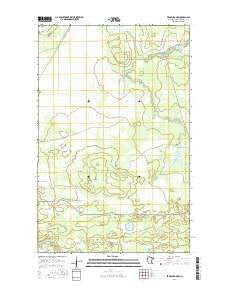 Ericsburg NW Minnesota Current topographic map, 1:24000 scale, 7.5 X 7.5 Minute, Year 2016