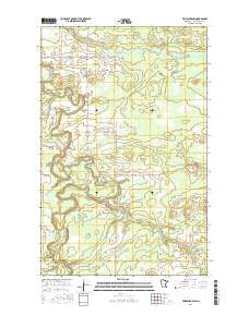 Ericsburg SW Minnesota Current topographic map, 1:24000 scale, 7.5 X 7.5 Minute, Year 2016