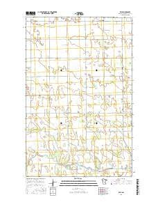 Erie Minnesota Current topographic map, 1:24000 scale, 7.5 X 7.5 Minute, Year 2016
