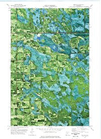 Erie NE Minnesota Historical topographic map, 1:24000 scale, 7.5 X 7.5 Minute, Year 1973