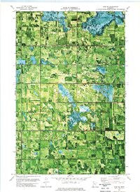 Erie NW Minnesota Historical topographic map, 1:24000 scale, 7.5 X 7.5 Minute, Year 1973