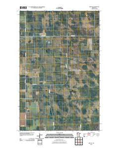 Erie NE Minnesota Historical topographic map, 1:24000 scale, 7.5 X 7.5 Minute, Year 2010