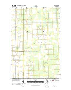 Erie NE Minnesota Historical topographic map, 1:24000 scale, 7.5 X 7.5 Minute, Year 2013