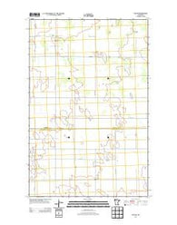 Erie NW Minnesota Historical topographic map, 1:24000 scale, 7.5 X 7.5 Minute, Year 2013