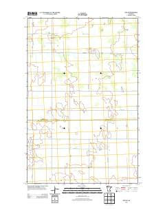 Erie NW Minnesota Historical topographic map, 1:24000 scale, 7.5 X 7.5 Minute, Year 2013