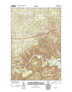 Esko Minnesota Historical topographic map, 1:24000 scale, 7.5 X 7.5 Minute, Year 2013