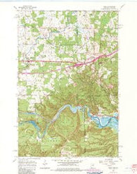 Esko Minnesota Historical topographic map, 1:24000 scale, 7.5 X 7.5 Minute, Year 1954