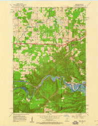 Esko Minnesota Historical topographic map, 1:24000 scale, 7.5 X 7.5 Minute, Year 1954