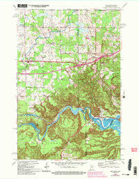 Esko Minnesota Historical topographic map, 1:24000 scale, 7.5 X 7.5 Minute, Year 1954