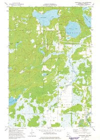 Esquagamah Lake Minnesota Historical topographic map, 1:24000 scale, 7.5 X 7.5 Minute, Year 1973