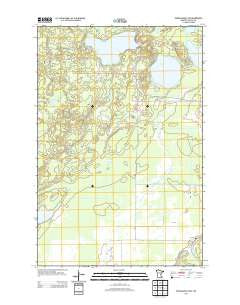 Esquagamah Lake Minnesota Historical topographic map, 1:24000 scale, 7.5 X 7.5 Minute, Year 2013