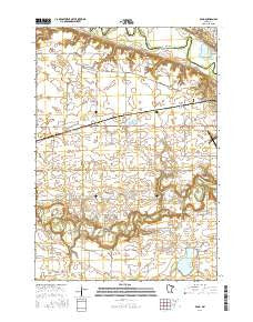 Essig Minnesota Current topographic map, 1:24000 scale, 7.5 X 7.5 Minute, Year 2016