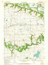 Essig Minnesota Historical topographic map, 1:24000 scale, 7.5 X 7.5 Minute, Year 1964