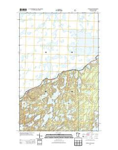 Ester Lake Minnesota Historical topographic map, 1:24000 scale, 7.5 X 7.5 Minute, Year 2013