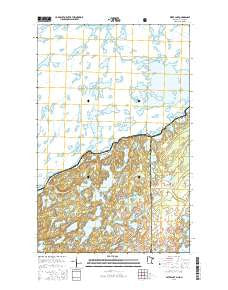 Ester Lake Minnesota Current topographic map, 1:24000 scale, 7.5 X 7.5 Minute, Year 2016