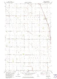Euclid Minnesota Historical topographic map, 1:24000 scale, 7.5 X 7.5 Minute, Year 1982