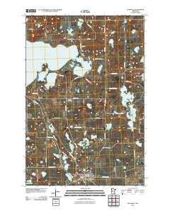 Evansville Minnesota Historical topographic map, 1:24000 scale, 7.5 X 7.5 Minute, Year 2010