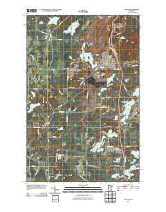 Eveleth Minnesota Historical topographic map, 1:24000 scale, 7.5 X 7.5 Minute, Year 2010