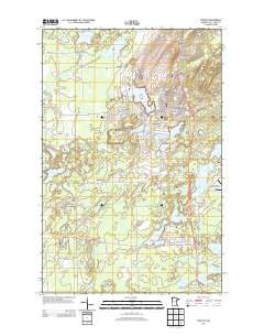 Eveleth Minnesota Historical topographic map, 1:24000 scale, 7.5 X 7.5 Minute, Year 2013
