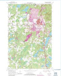 Eveleth Minnesota Historical topographic map, 1:24000 scale, 7.5 X 7.5 Minute, Year 1951