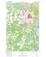 Eveleth Minnesota Historical topographic map, 1:24000 scale, 7.5 X 7.5 Minute, Year 1951
