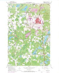 Eveleth Minnesota Historical topographic map, 1:24000 scale, 7.5 X 7.5 Minute, Year 1951