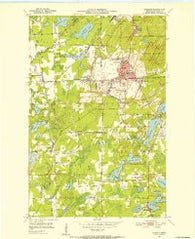 Eveleth Minnesota Historical topographic map, 1:24000 scale, 7.5 X 7.5 Minute, Year 1951