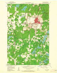 Eveleth Minnesota Historical topographic map, 1:24000 scale, 7.5 X 7.5 Minute, Year 1951