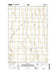 Everdell Minnesota Current topographic map, 1:24000 scale, 7.5 X 7.5 Minute, Year 2016