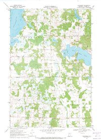 Evergreen Minnesota Historical topographic map, 1:24000 scale, 7.5 X 7.5 Minute, Year 1969