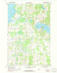 Evergreen Minnesota Historical topographic map, 1:24000 scale, 7.5 X 7.5 Minute, Year 1969