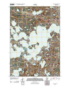Excelsior Minnesota Historical topographic map, 1:24000 scale, 7.5 X 7.5 Minute, Year 2010