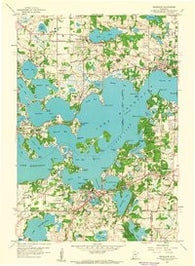 Excelsior Minnesota Historical topographic map, 1:24000 scale, 7.5 X 7.5 Minute, Year 1958