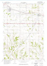 Eyota Minnesota Historical topographic map, 1:24000 scale, 7.5 X 7.5 Minute, Year 1974