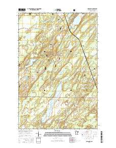 Fairbanks Minnesota Current topographic map, 1:24000 scale, 7.5 X 7.5 Minute, Year 2016