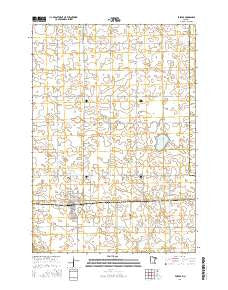 Fairfax Minnesota Current topographic map, 1:24000 scale, 7.5 X 7.5 Minute, Year 2016
