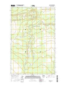 Fairland Minnesota Current topographic map, 1:24000 scale, 7.5 X 7.5 Minute, Year 2016