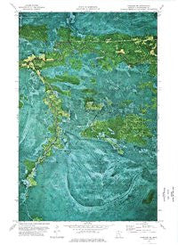 Fairland NE Minnesota Historical topographic map, 1:24000 scale, 7.5 X 7.5 Minute, Year 1973