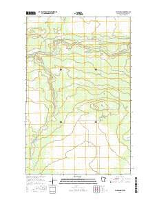 Fairland NE Minnesota Current topographic map, 1:24000 scale, 7.5 X 7.5 Minute, Year 2016
