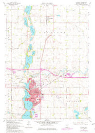 Fairmont Minnesota Historical topographic map, 1:24000 scale, 7.5 X 7.5 Minute, Year 1967