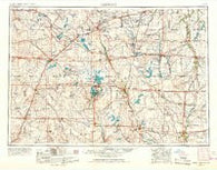 Fairmont Minnesota Historical topographic map, 1:250000 scale, 1 X 2 Degree, Year 1954