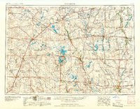 Fairmont Minnesota Historical topographic map, 1:250000 scale, 1 X 2 Degree, Year 1958